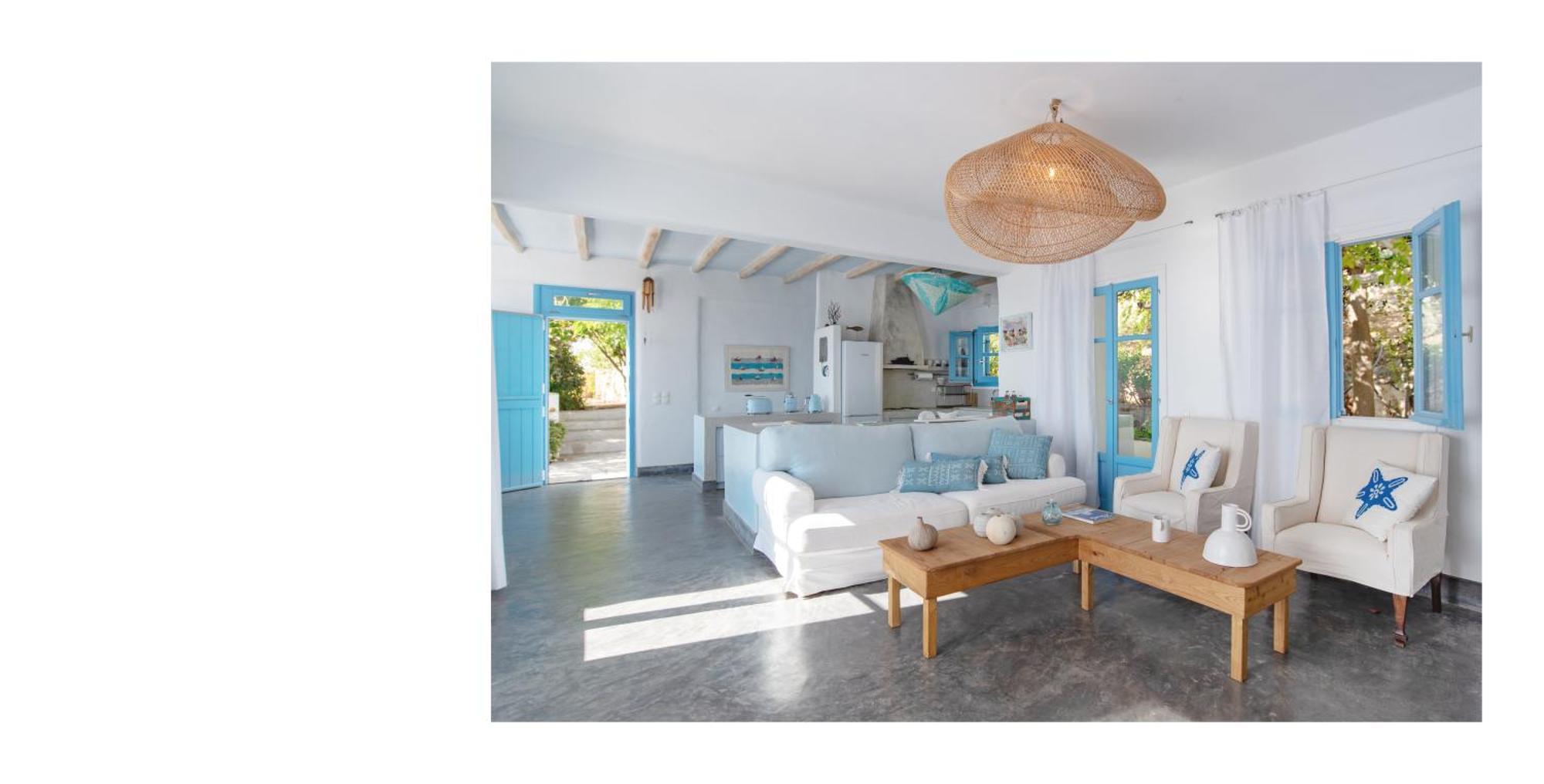 Morfia Villas Piso Livadi Phòng bức ảnh